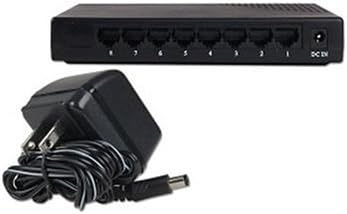 Sabrent NT-8PHB 8-Port 10/100 Fast Ethernet RJ45 Network Switch Metal Hub