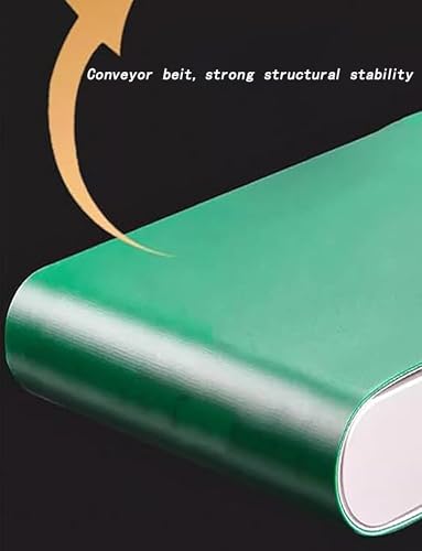 Banda transportadora de PVC verde de 2 mm para transmisión comercial de 10x180 cm 6