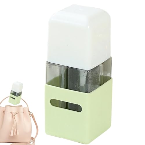 Mihauuke Botellas de viaje para artículos de tocador, contenedor de viaje para artículos de tocador, dispensador de viaje rellenable, recipiente para artículos de tocador a prueba de fugas, botellas