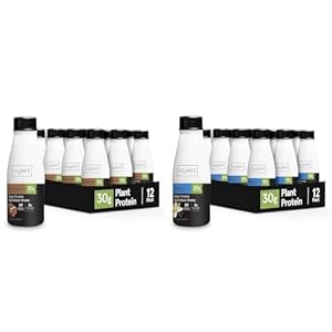 Bundle of Soylent Complete Protein Shake, Chocolate & Vanilla, 30g Protein, Vegan, Dairy Free and 0g Sugar, Ready to Drink Protein Drinks, 11oz (2 12-Packs)