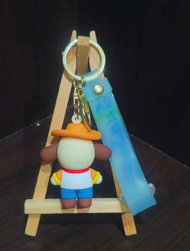 Image of Cute 3D Keychain | Keyring & Quirky Bag Charm | Hard Silicone, Unbreakable | Travel Essential | Kids Friendly | Strap & Bag Hook