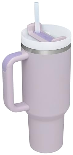 Image of STANLEY Quencher H2.0 Tumbler with Handle and Straw 40 oz | Flowstate 3-Position Lid | Cup Holder Compatible for Travel | Insulated Stainless Steel Cup | BPA-Free | Orchid