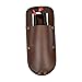 Hide & Drink, Thick Leather Holster for Pruning Shears w/Belt Loop Garden Scissors Sheath, Folding Saw, Construction & Utility Tools Pouch, Handmade Includes 101 Year Warranty (Bourbon Brown)