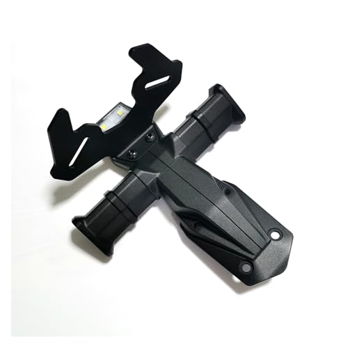Support plaque d'immatriculation arrière moto en alu robuste - 4