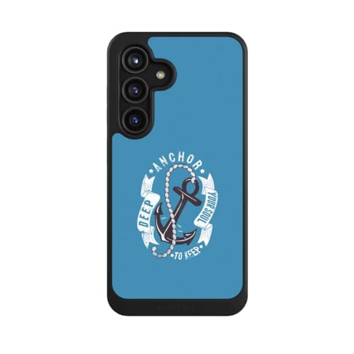 Coque Galaxy S24 protection antichoc NIVOcore noire ancre maritime
