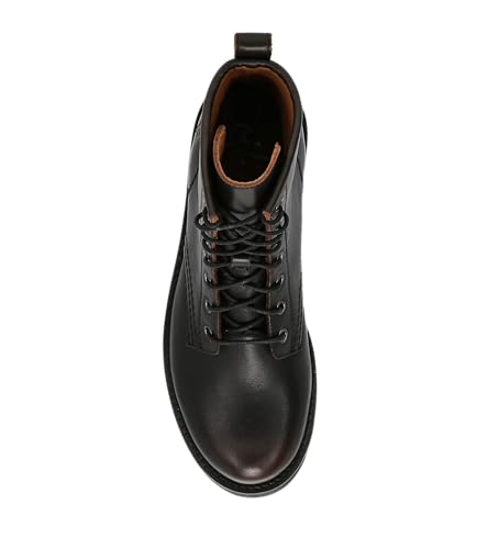 Image of Frye Veronica Women's Combat Boots Crafted from Hand-Burnished Vintage Italian Leather with Genuine Stitch-Down Welt Construction and Leather Lining - 6 inch Shaft Height
