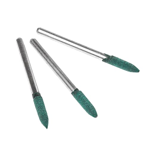 Kengbi Durable And Wear-Resistant Grinding Head Wheel 10X Bullet Rubber Grinding Head Rubber Metal Surface Mould Buffing Polishing Wheel 4Mm For Dremel Rotary Tool 3Mm Shank #TOP4