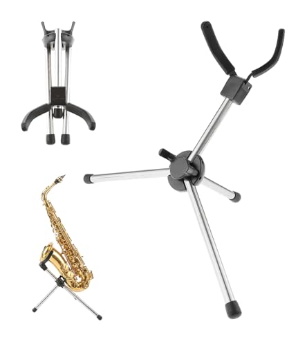 Firburove Alto Saxophone Stand, Foldable Sax Stand for Alto Sax