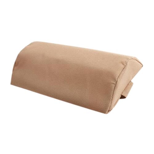 IEUDNS Head Pillow Easy to Install Breathable Headrest Pillow Head Neck Rest for Office Chairs Beach Chairs Recliners, Beige