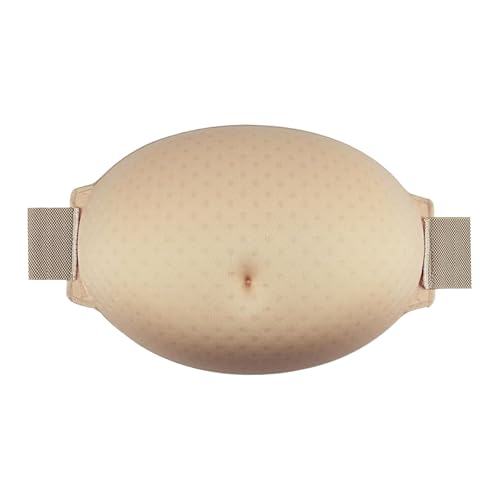 Mqiklt Barriga de Embarazada Realista para Actuaciones Teatrales Y para Parodias, Arco Vientre 36cm, universal