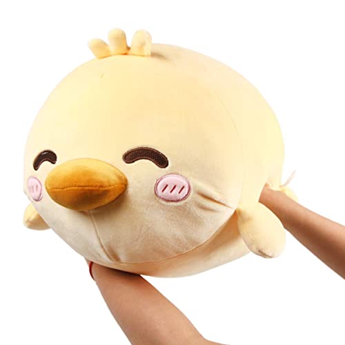Arelux Duck Plush Pillow Stuffed Animal Snuggly Pillow Cute Plush Toy Snuggle Buddy Duck Plushie Kawaii Soft Hugging Pillow For Kids Boys Girls 17.7In #TOP3