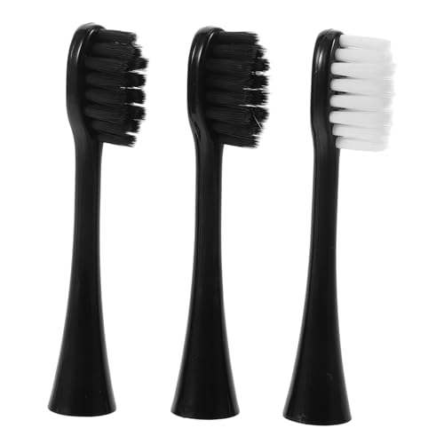FRCOLOR 3pcs Soft Electric Toothbrush Replacement Heads for Adults and Gentle Cleaning Brush Heads with Soft Bristles Fit for Smart Toothbrushes Durable Oral Care