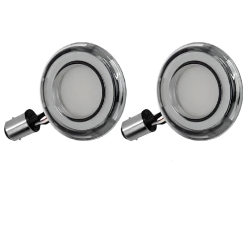 Luces de señal de giro traseras y freno ámbar para motos Custom Touring y Sportster XL
