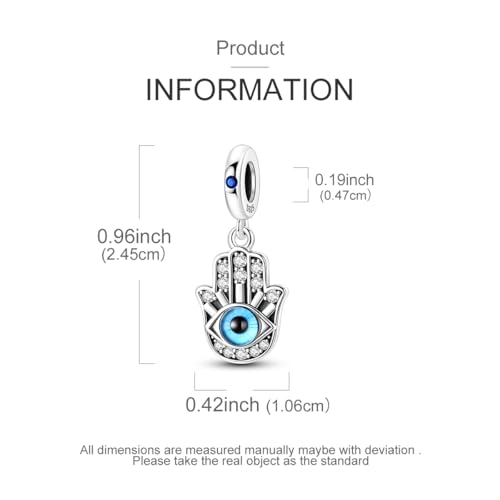 Image of 925 Sterling Silver Charms,Hypoallergenic Beads,Compatible with Pandora Bracelets and Necklaces,Women Holiday Gift Pendants