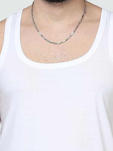 Image of JUARI BE A GENTLEMAN Men's Cotton Super Combed Breathable Vest for Men (Black)