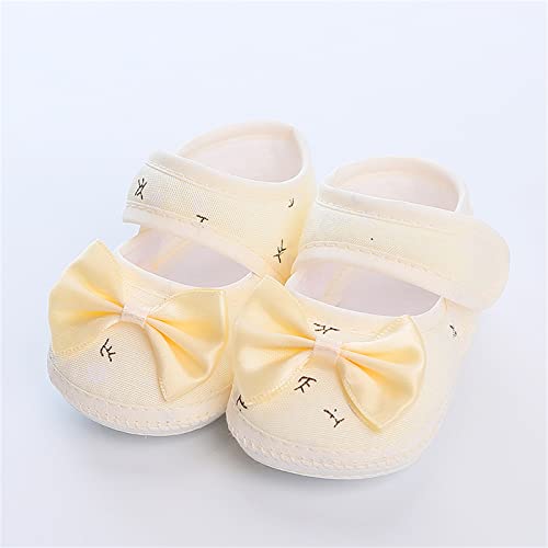 Spring and Summer Children Infant Toddler Shoes Girls Floor Sports Shoes Solid Color Bow Toddler Size 8 Tennis Shoes2
