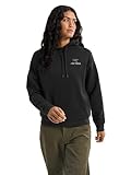 Arc'teryx Emblem Fleece Hoody Women's | Comfortable Hoody in an Organic Cotton Blend | Black, X-Large