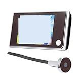 YQVEOT Timbre Inalámbrico con Cámara, Timbre con Mirilla de 3,5 Pulgadas y videoportero con ángulo de visión Amplio de 120° for Sistema...