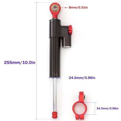 Support d'amortisseur de stabilisation direction moto pour sorties virolos - 6