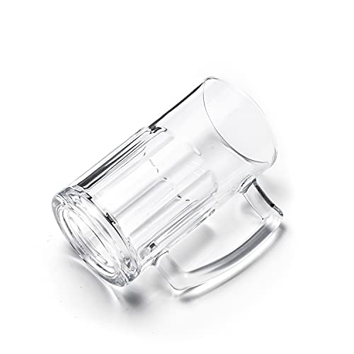 Tusapam 6 Pack Heavy Beer Mugs, Large Beer Glasses With Handle, 20 Ounce Glass Steins, Classic Beer Mug Glasses Set #TOP2