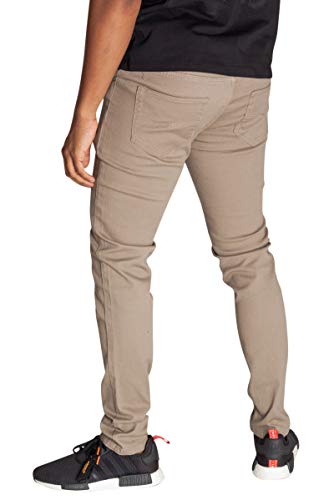 KDNK Men's Classic 5 Pocket Skinny Fit Stretch Jeans3