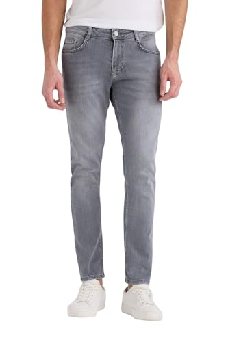 بنطلون جينز دينيم بيدرو بقصة ضيقة سليم فت للرجال من ديفاكتو،...