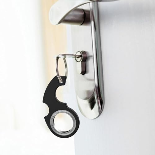 Enyolidimk Schlüsselanhänger für Fidget Spinner, für Ninja-Spinner, Schlüsselanhänger, Schlüsselspinner, Finger-Spinner, Fidget- und Finger-Dekompressionswerkzeug, Auto-Schlüsselanhänger, 2 Stück,