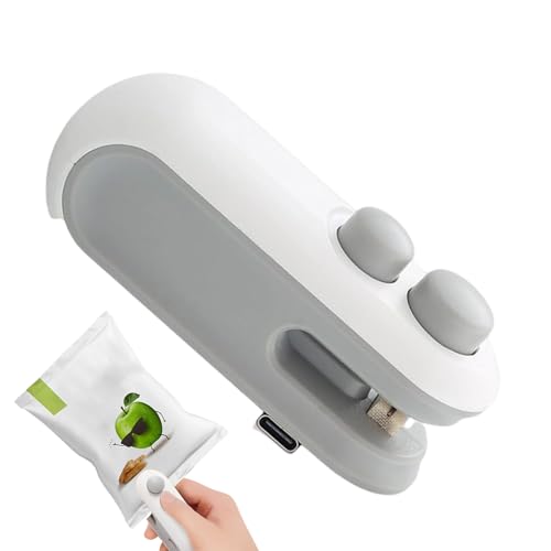 Máquina Selladora | Selladora Recargable Para Bolsas De Alimentos | Accesorio de Conservación para Cocina Galletas Snacks Cereales | Uso Doméstico Comercial