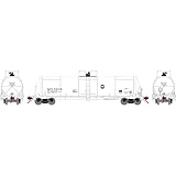 Athearn HO 20K Gal Acid Tank GATX #29015 ATHG37997 HO Rolling Stock