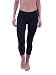 Vivian's Fashions Capri Leggings - Cotton, Misses Size (Black, 3X)