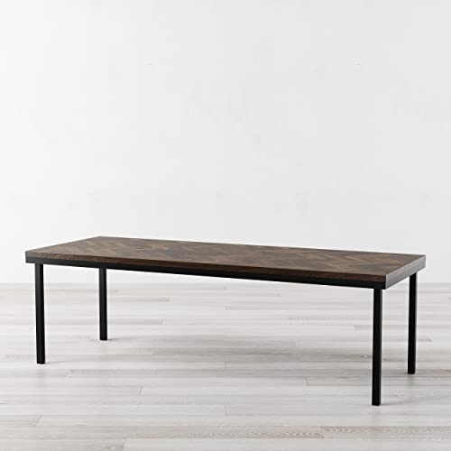 Medway H Bruin Mat Zwart (6-zitsbank)