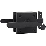 Gate Latch, BARNSMITH Heavy Duty Double Side Gate Latches, Matte Black Fence Latch, Garden Door Latch, Pool Gate Latch