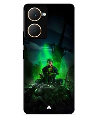 Image of Premium Anime 1 Case for iQOO Z9 Lite (Glossy Finish) Soft-Touch Metal TPU Back Cover, Shockproof, Designer, Aesthetic Mobile Phone Case