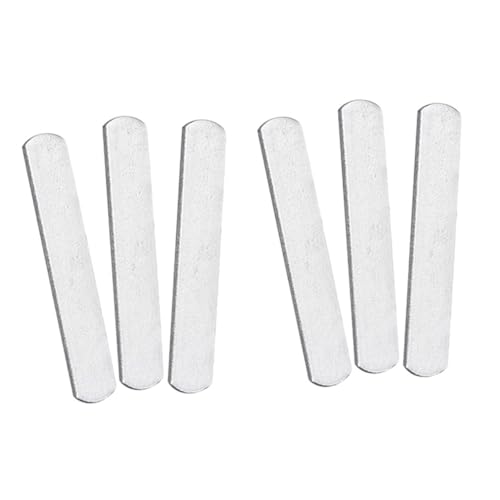 Plaques Métalliques d'Exercice contre la Stagnation Musculaire en Gilet Lesté 6Pcs