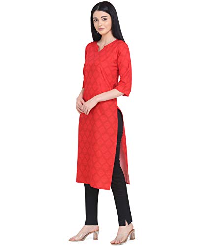 Image of LookMark Women's Crepe Regular Kurta