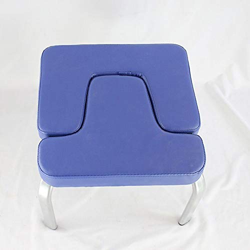 ChengBeautiful Yoga Stool Yoga Asana Fitness Practice Chair Yoga Inversion Bench Headstand Prop For Feet Up And Balance Training Ideal for Workout Fitness (Color : Blue, Size : 42x43x30cm)