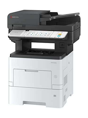 Kyocera Ecosys MA6000ifx Multifunktionsdrucker Schwarz Weiss, 60 Seiten pro Minute. Drucker Scanner Kopierer, Fax. Touchpanel, 100+500 Blatt Papierzufuhr, Gigabit LAN, Mobile Print