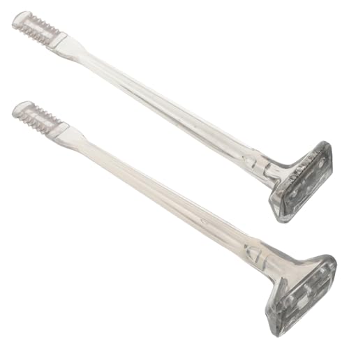 LRXIYODE 2 piezas Recortadora Nasal Manual Doble Cabezal Portátil Ergonómica para Hombre y Mujer Cuidado Facial Preciso sin Irritación