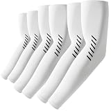 ROCKTAKIN UV Sonnenschutz Arm Sleeve für Herren Damen, UPF 50+ Kühlung Armstulpen Sommer Kompression Tattoo Radsport Armlinge Unisex Armwärmer für Laufen Golf Gaming Basketball Cycling Fußball– 3 Paar