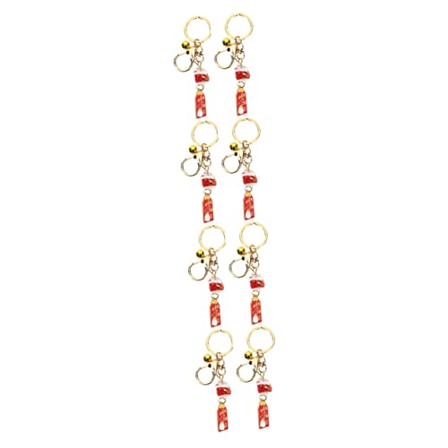 Pendentifs Clé Maneki Neko Feng Shui : lot 8 bijoux de sac à main chat de fortune japonais