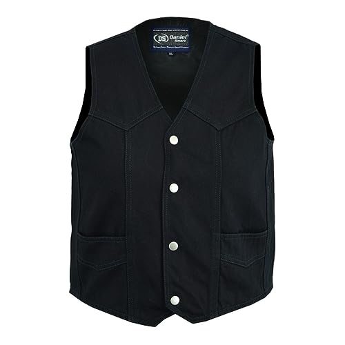 Daniel Smart Kids Jean Vest Premium Quality Denim Vest Kids with Unique V Neck Design and Multiple Pockets