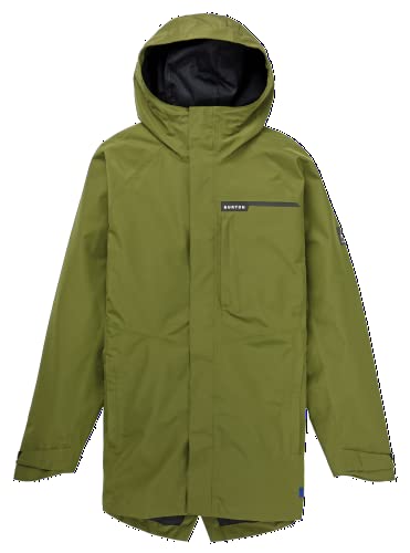 Burton Jaqueta de chuva masculina Veridry 2L, verde Calla, médio