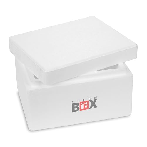 THERM-BOX Styroporbox 5W Innen: 25x19x12cm Wand 3cm Volumen 5,9L...