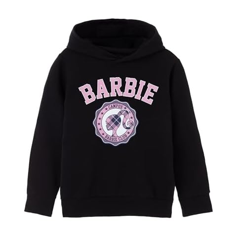 Barbie Black Checked Collegiate Hoodie Cover