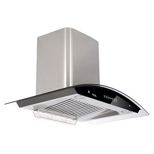 Hindware 90cm 1200 m3/hr Auto Clean Chimney (Cleo 90, 1 Baffle Filter, Steel/Grey),...