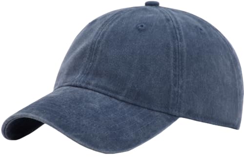 Image of TSSGBL Classic Plain Baseball Cap, Small /M-L /XL-3XL Big Head Fit, Unisex Adjustable Cotton Structured Golf Dad Hat