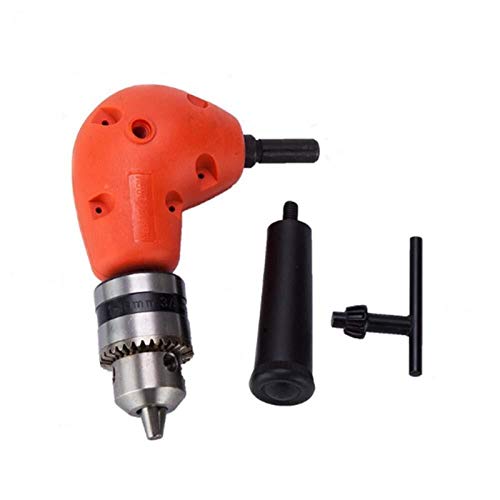 N / A Drill Accessories, 90 Degree Right Angle Drill Attachment Drive Adapter With Keyed Chuck Power Tool