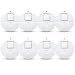 EVA LOGIK Modern Ultra-Thin Window Alarm with Loud 120dB Alarm and Vibration Sensors Compatible with Virtually Any Window, Glass Break Alarm Perfect for Home, Office, Dorm Room- 8 Pack