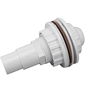 Above Ground Swimming Pool Complete Return Jet, Complete Return Jet Fitting Leakproof PVC 1‑1/2 I...