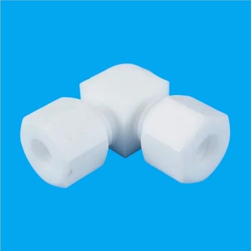 Raccord compression PTFE compact 1mm à coude 90 degrés haute précision - 6